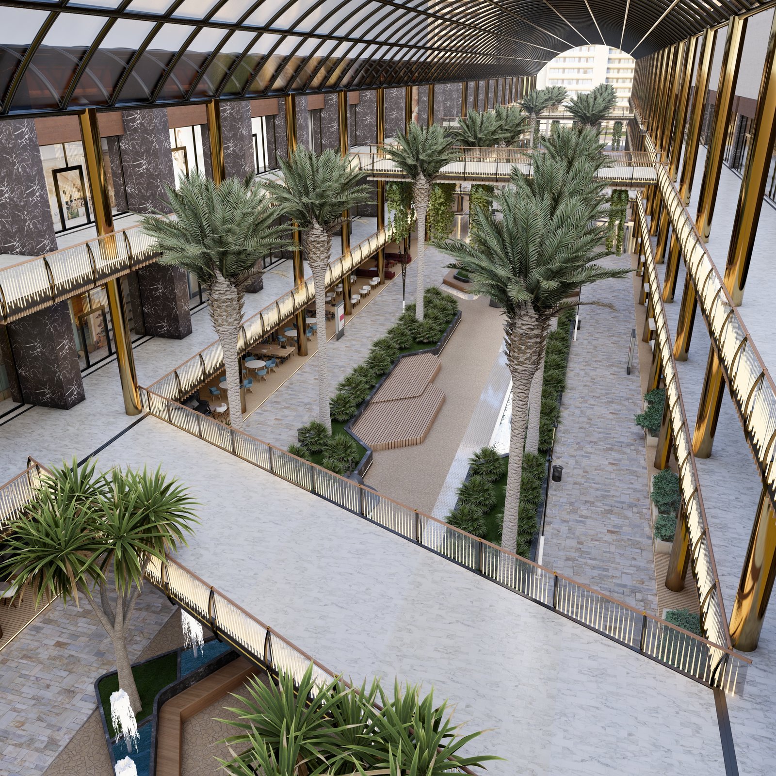 AVM İÇ MİMARİ TASARIM Detay Görünüm