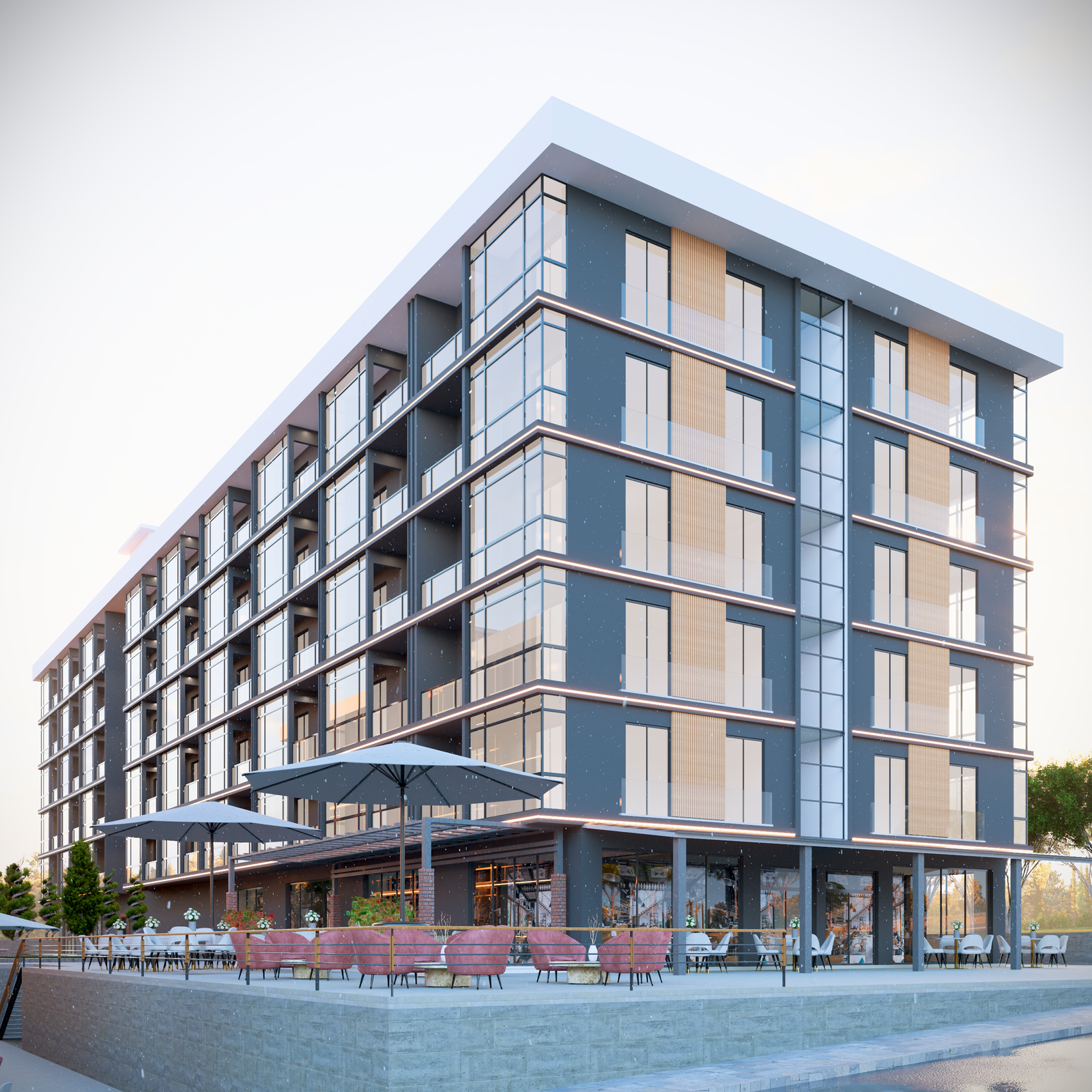 PALANDÖKEN APART TASARIMI 1 24 Foto