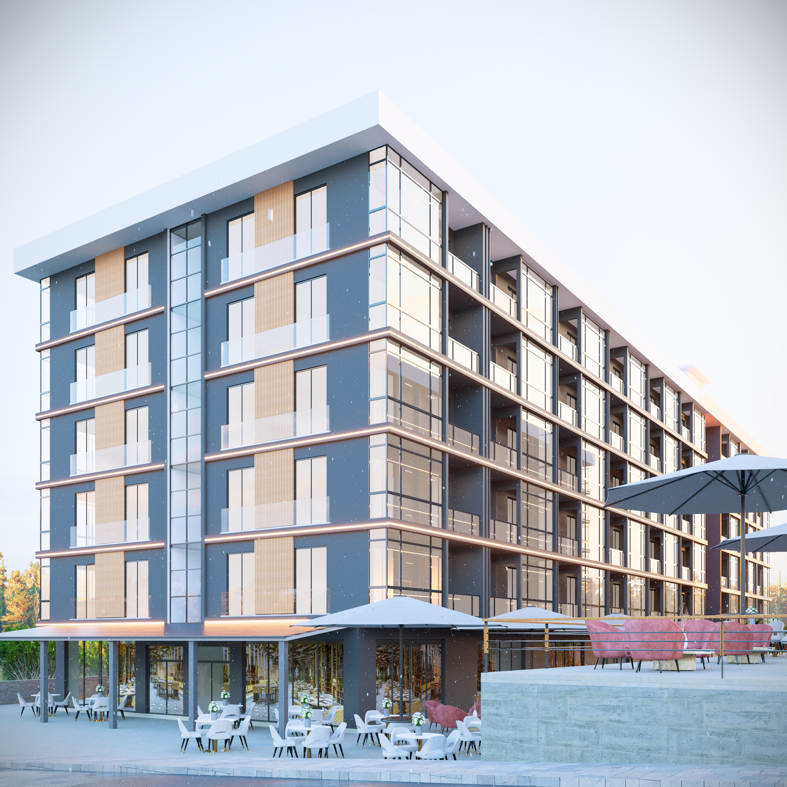 PALANDÖKEN APART TASARIMI 1 25 Foto