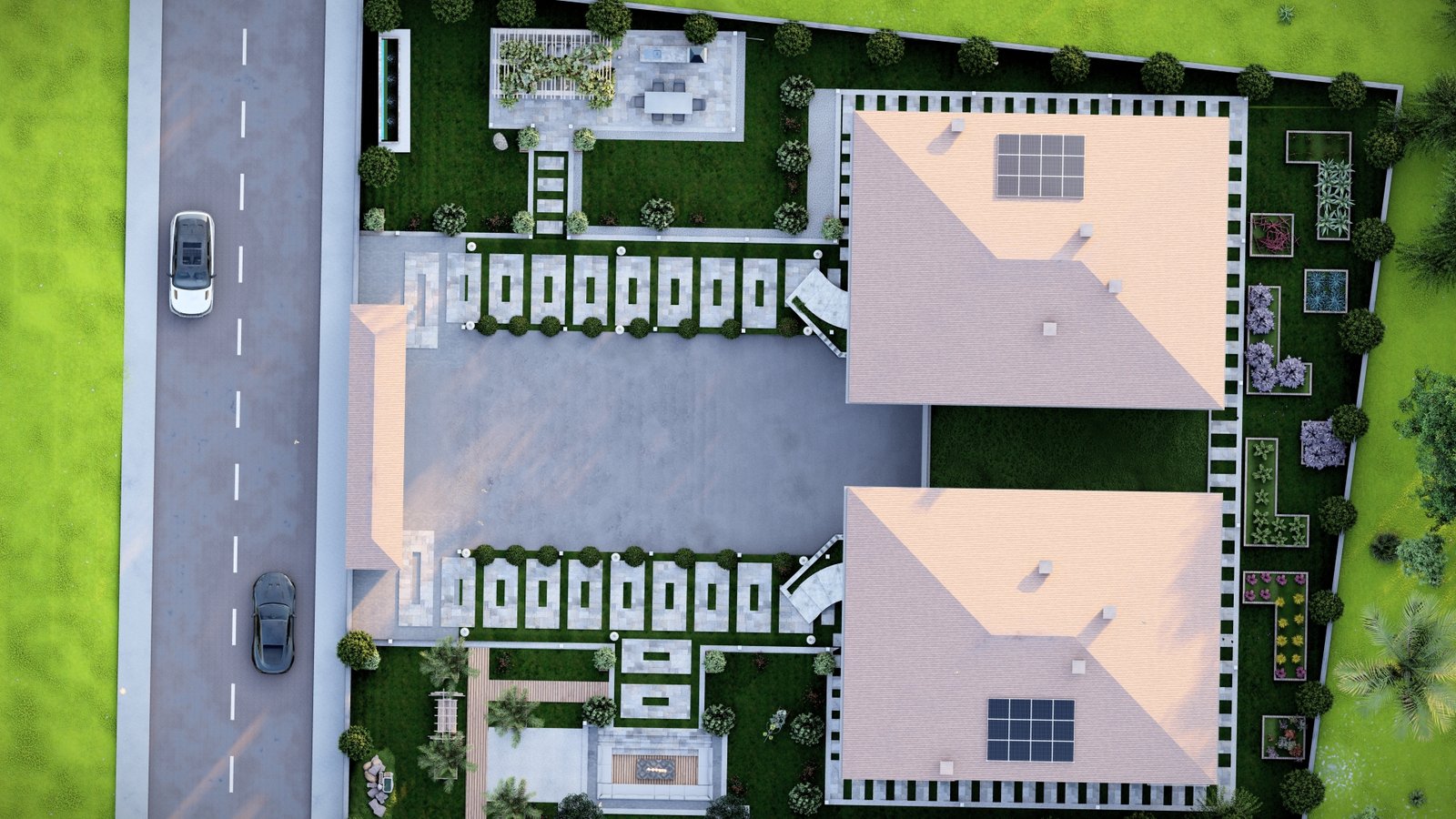 FRANSA PEYZAJ TASARIMI Modern Bahçe Tasarımı