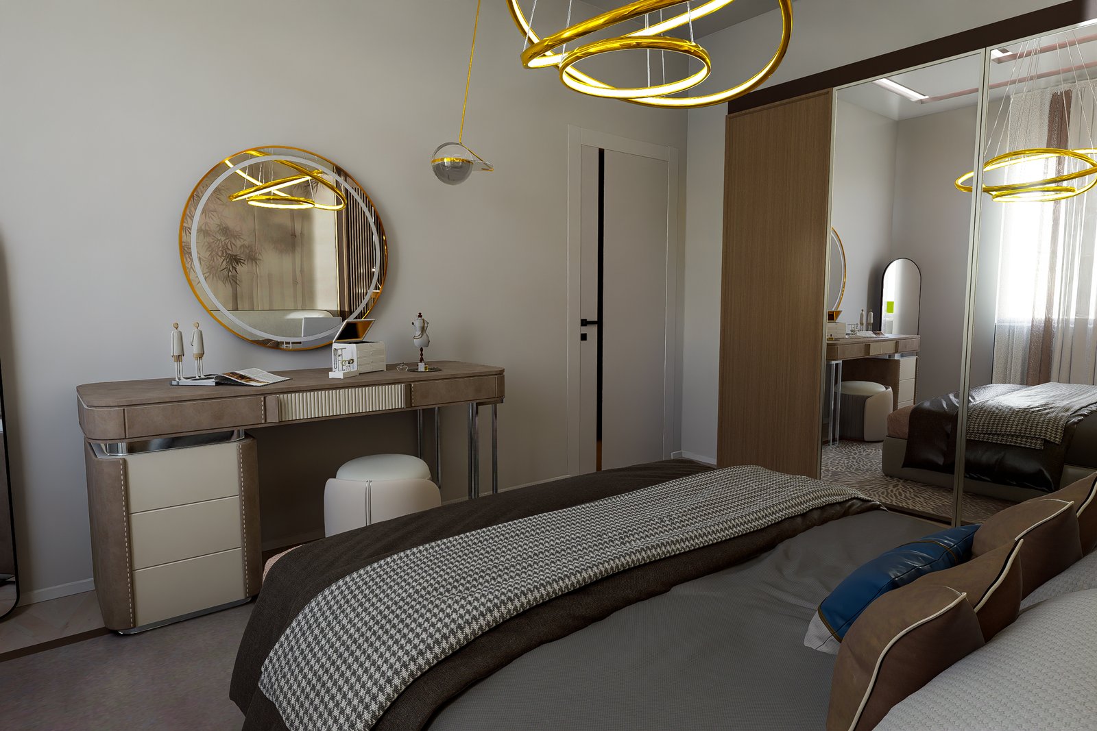 ERZURUM YATAK ODASI TASARIMI Pencere Önü Oturma Alanı