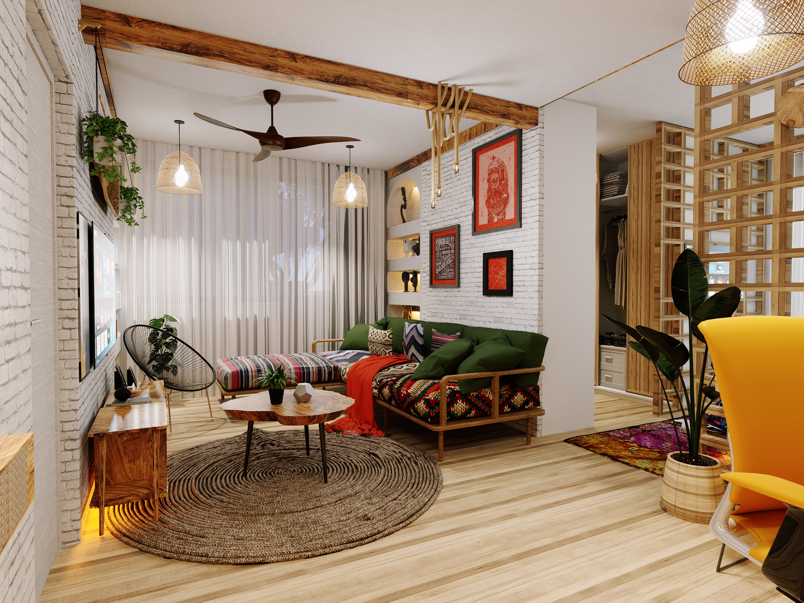 Bohem Yatak Odası Kapak