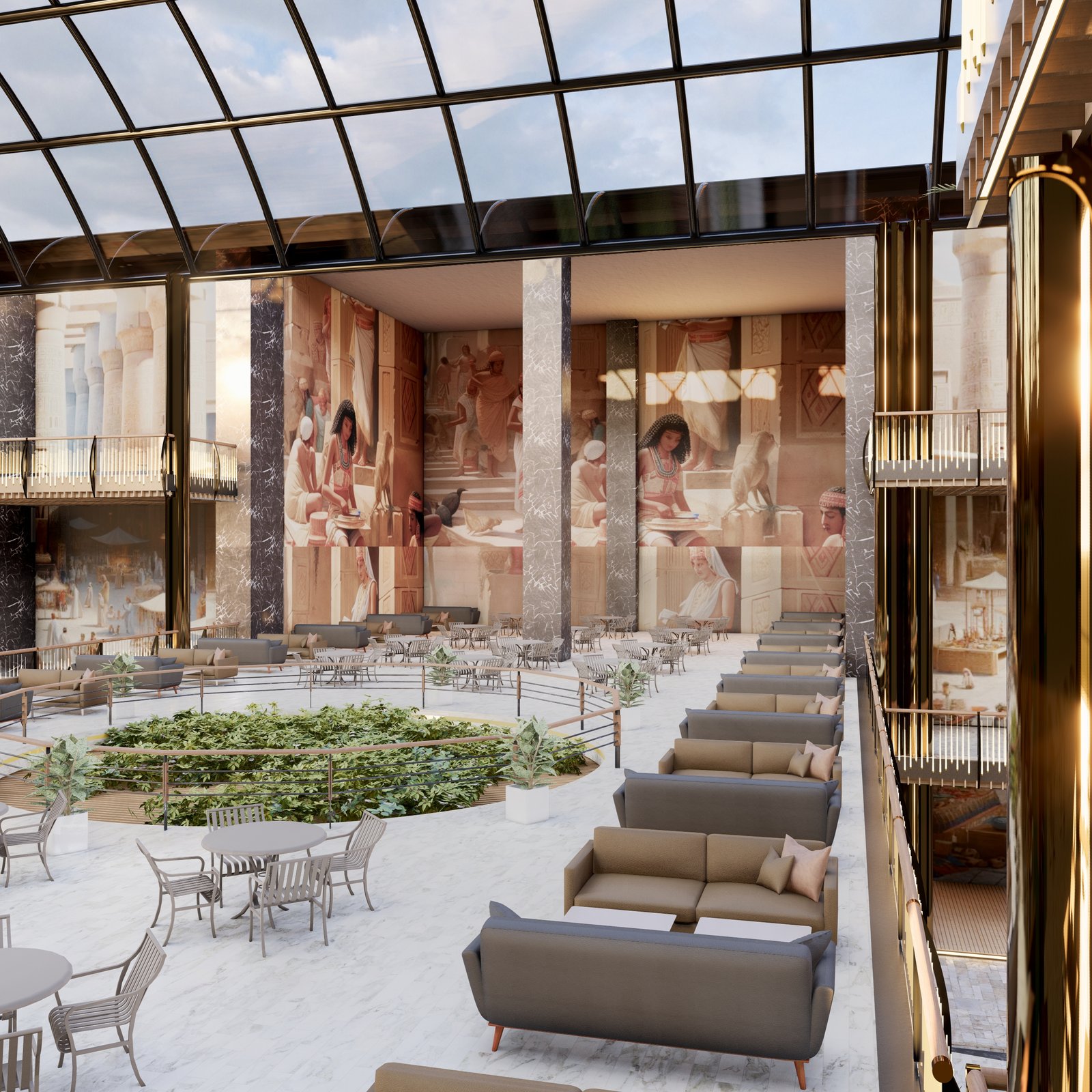 AVM İÇ MİMARİ TASARIM Irak Basra AVM Kapak