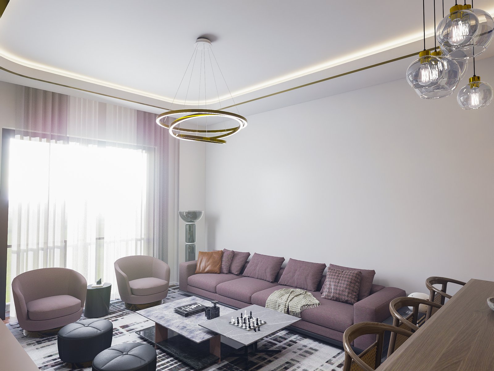 Tv Ünitesi ve Şömine